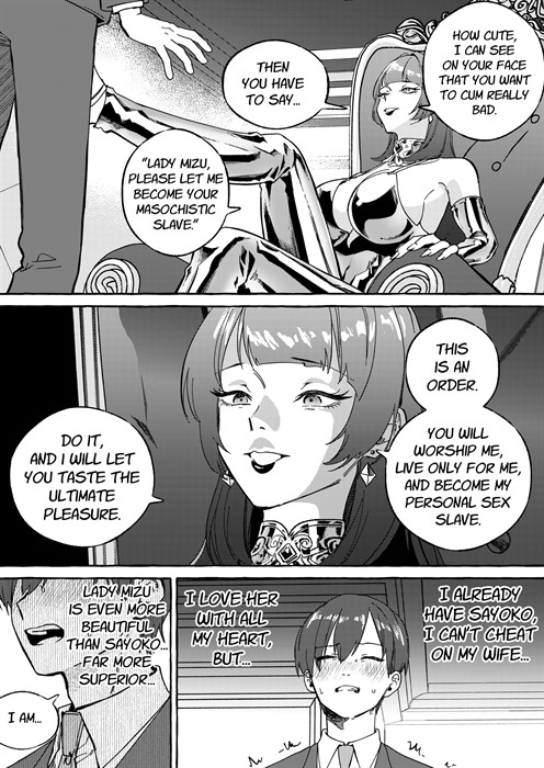 Luxury Domination of the Golden Queen sample page